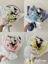 Load image into Gallery viewer, Navy Blue Graduation Bouquet