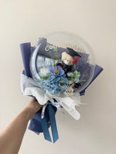 Load image into Gallery viewer, Navy Blue Graduation Bouquet